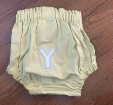 Cutey Booty Baby Diaper Cover Size 1 Year Monogrammed Y Under Shorts NEW - $12.19