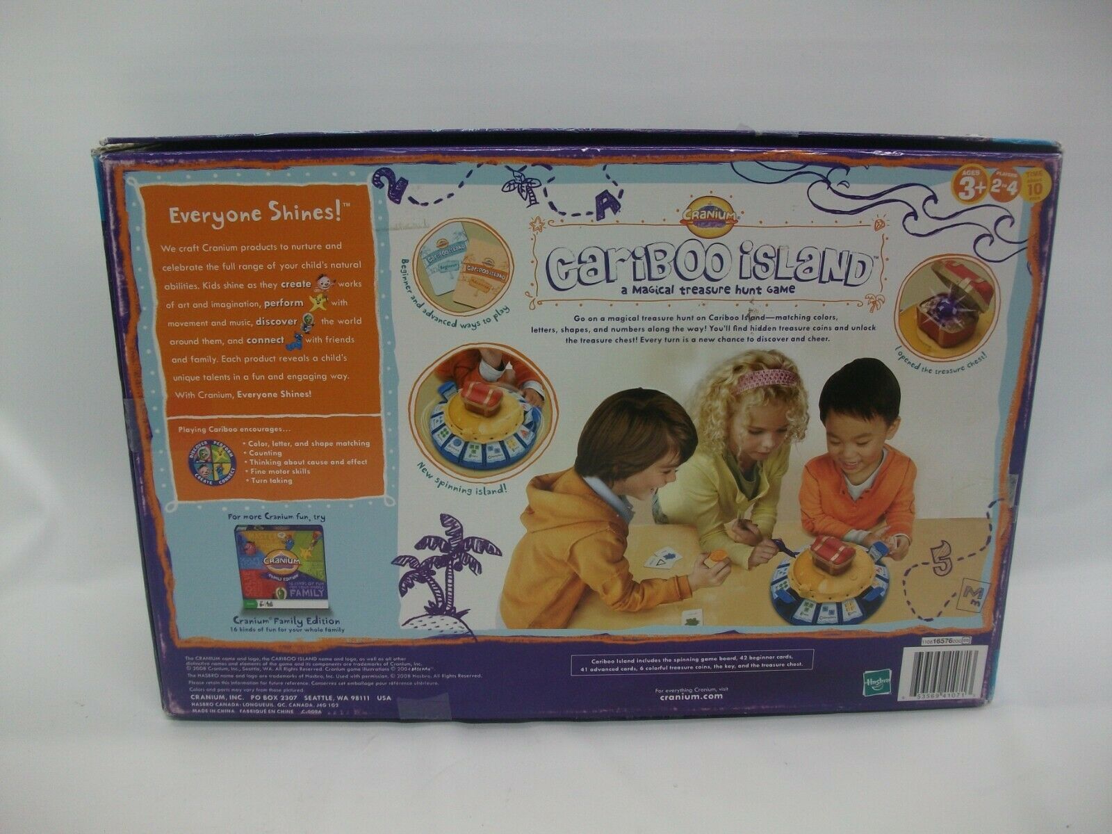 Cranium Cariboo Island Magical Treasure Hunt Complete Kids Board Game