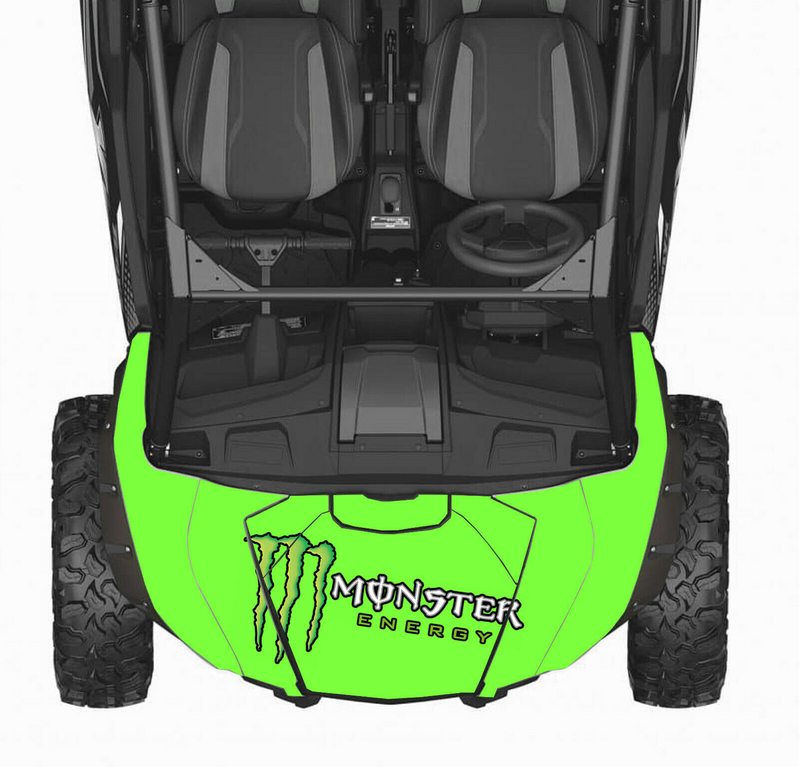 2019+ Kawasaki Teryx KRX 1000 Design Monster Decal Graphic Kit Wraps