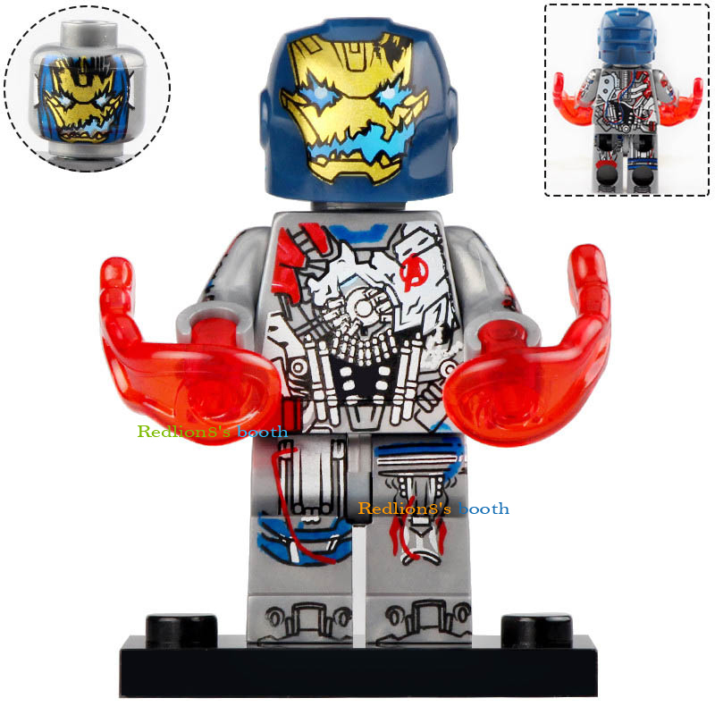 Ultron [Mark 1] Marvel Universe Ironman Minifigures Lego Compatible Toys