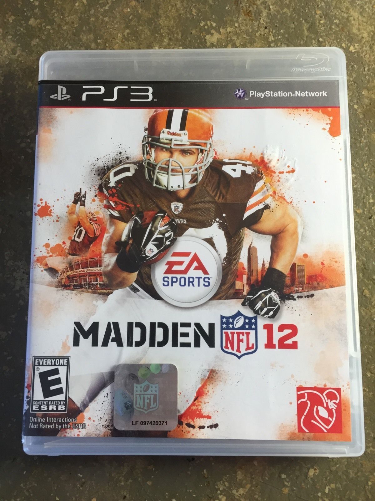 PS3 Sony Playstation 3 Madden 12 Replacement Case and Manual (NO GAME