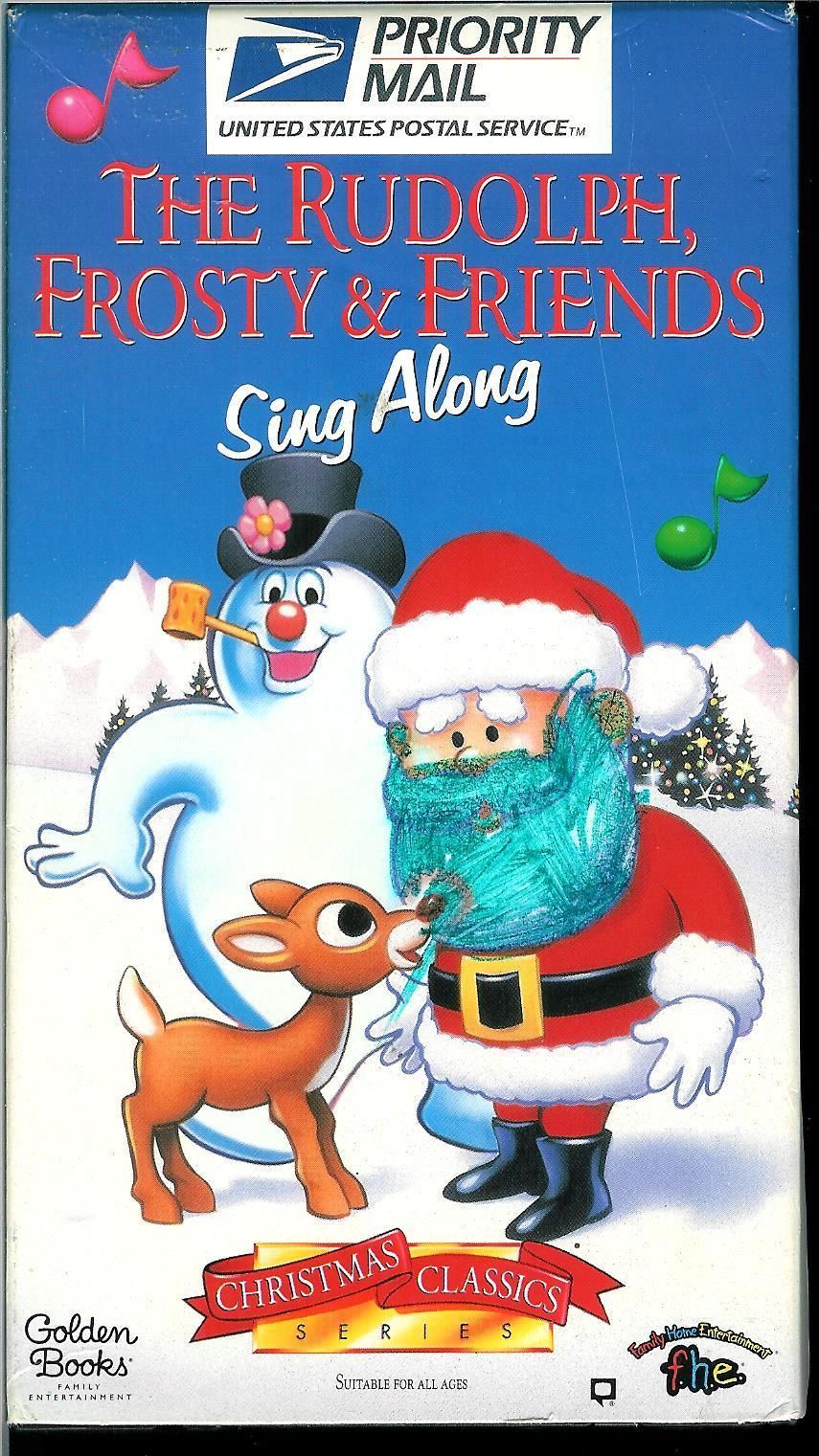 THE RUDOLPH, FROSTY AND FRIENDS SING ALONG ... VHS - VHS Tapes