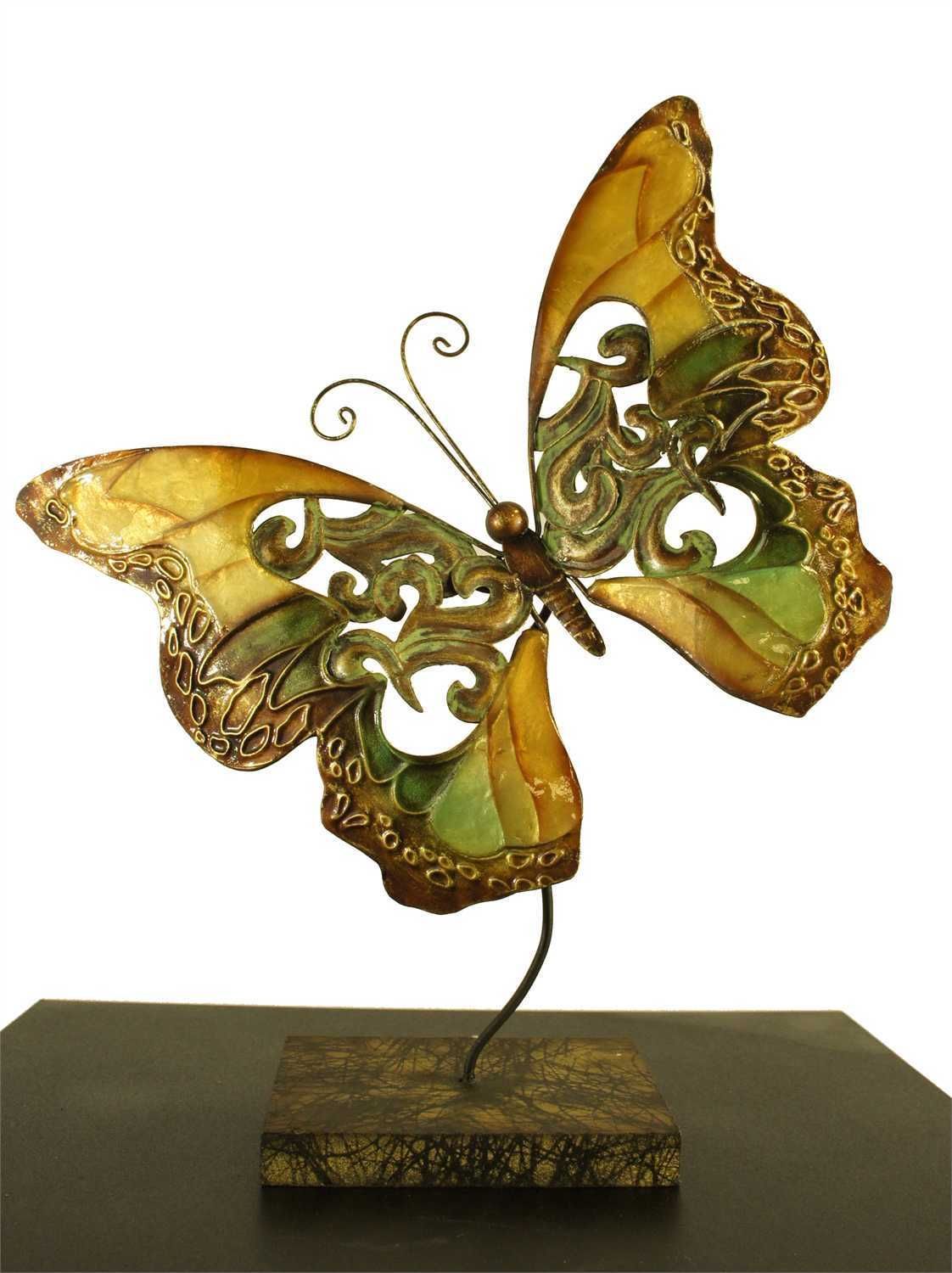 Butterfly Metal Sculpture Sculptures & Figurines