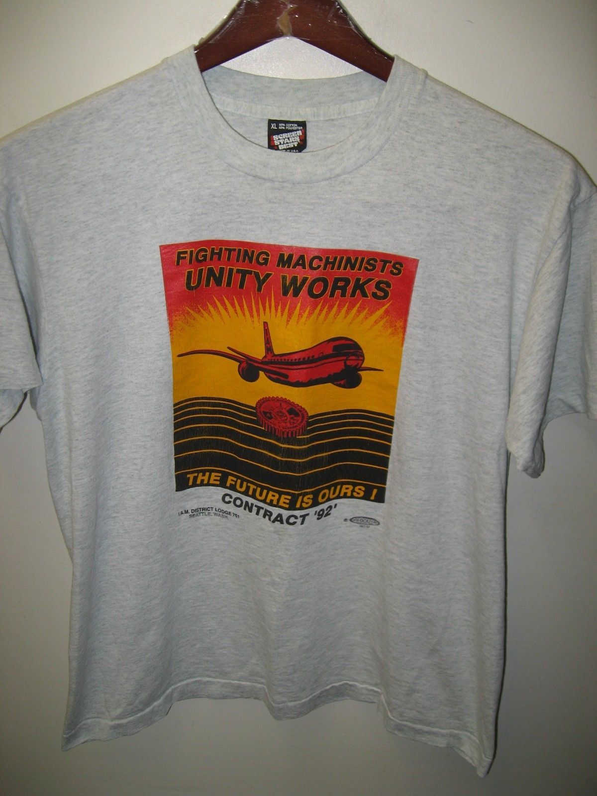 IAM International Machinists Union Seattle Washington 1992 Contract T ...