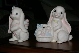 Homco Lovin Bunnies Figurines Rabbits Home Interiors - $15.00