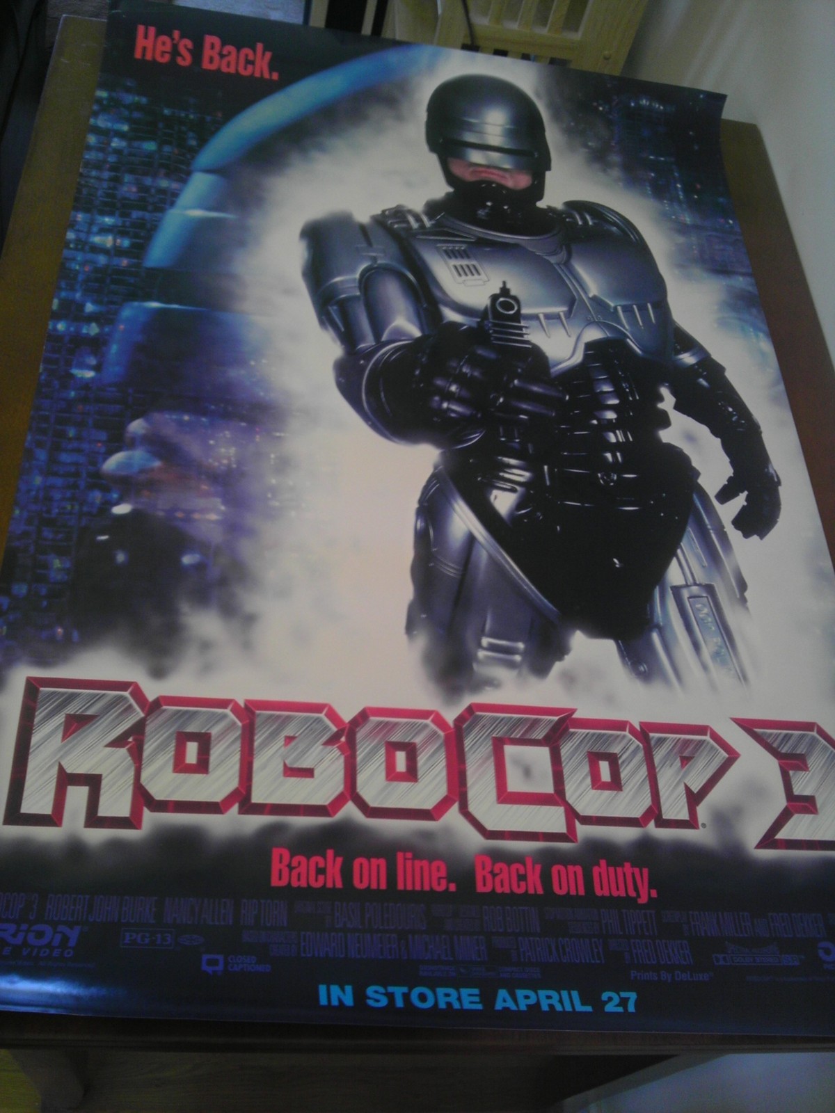 Robocop 3 Movie Poster (40 x 27) - Posters & Prints