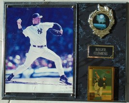 Roger Clemens NY Yankees Photo Card Plaque  - $22.00