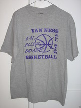 Van Ness All Star Basketball T-Shirt Size Large L FINL365 Finish Line Athletics - $1.55