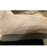 Ralph Lauren 2 Bath Sheet Towels 100% Cotton Approx 70” X 35” 1 Grey &amp; 1... - $59.99