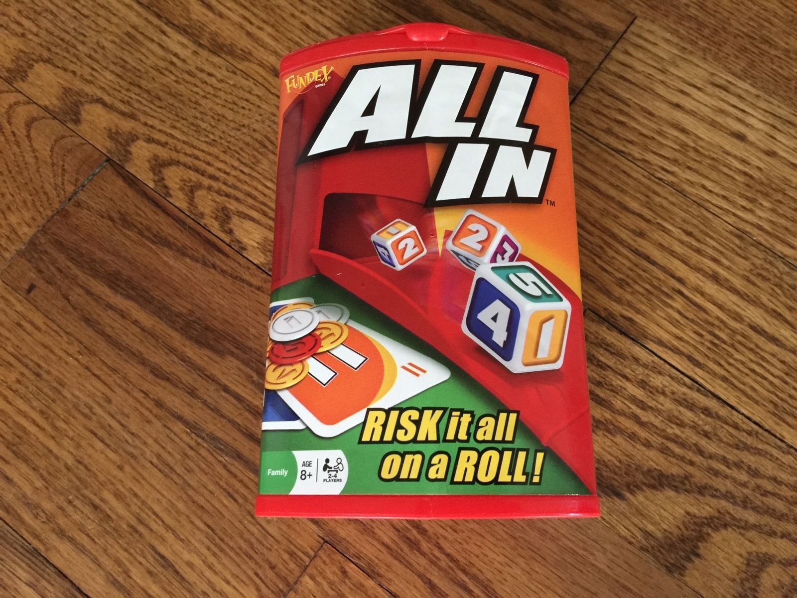 NEW Fundex Games ALL IN Family Travel Dice Game For Ages 8+ 24 Players