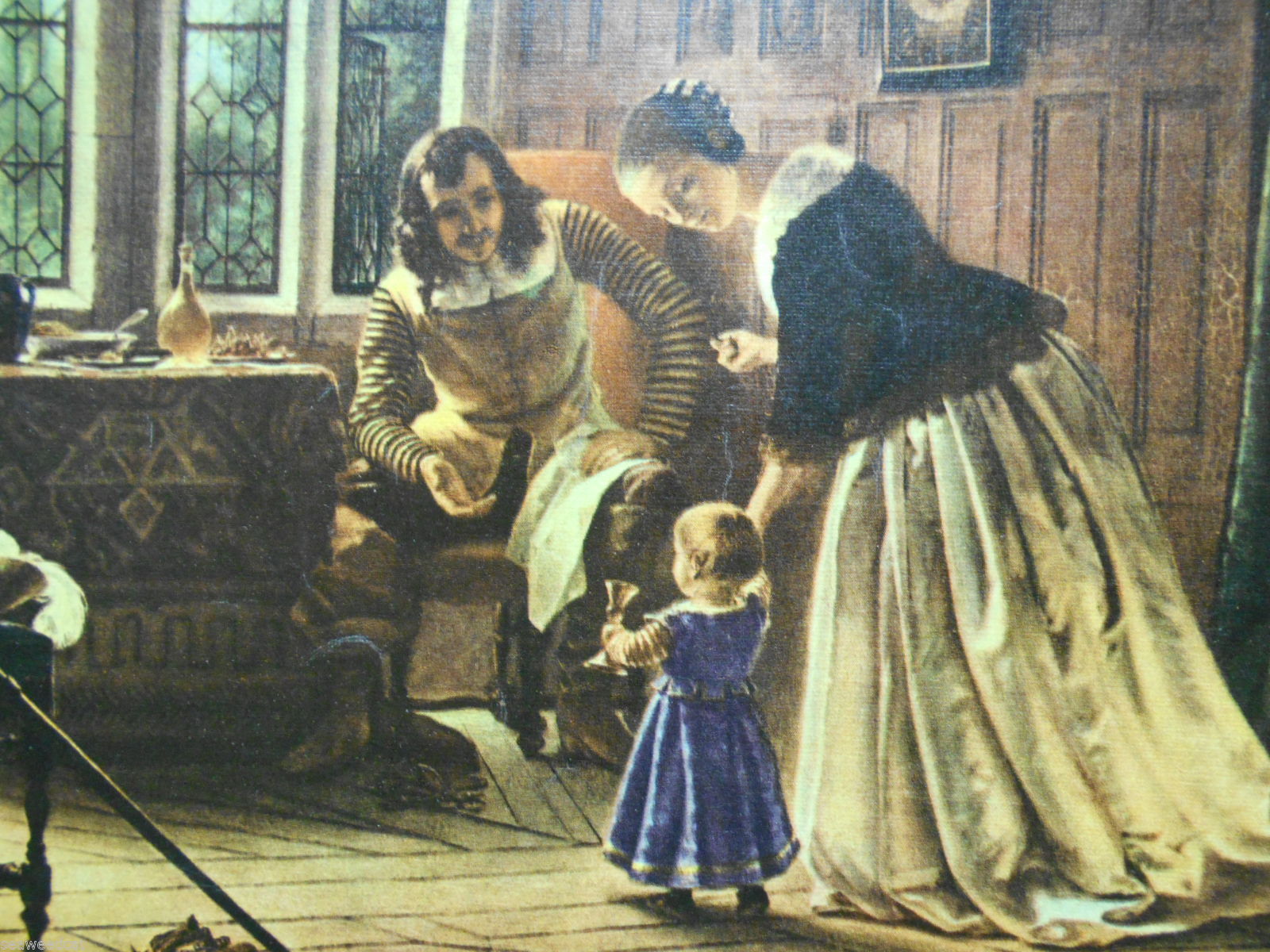 The First Step By Richard Caton Woodville - Art Prints