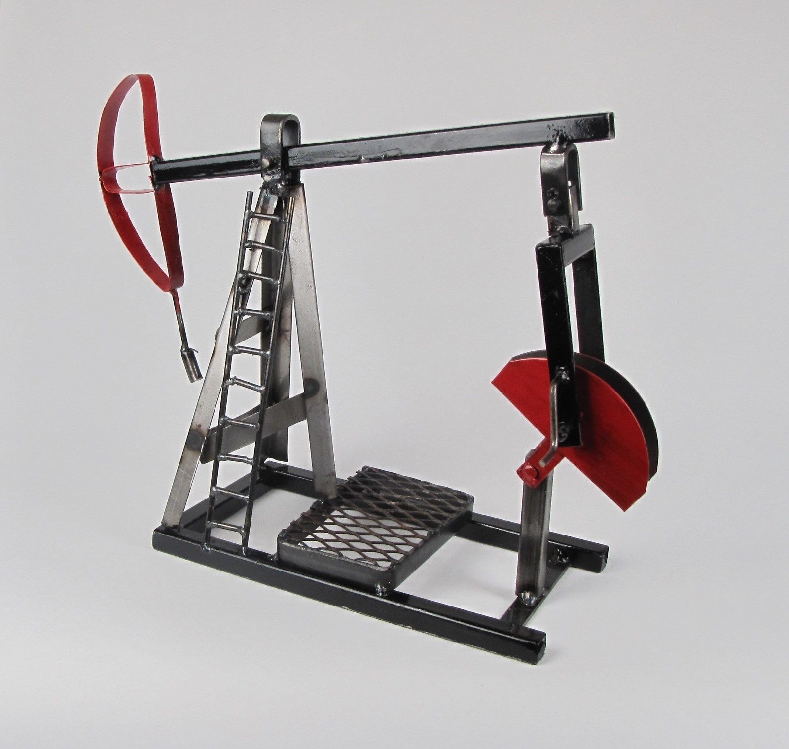 Oil Pump Jack Decor Replica Made of Steel and 50 similar items