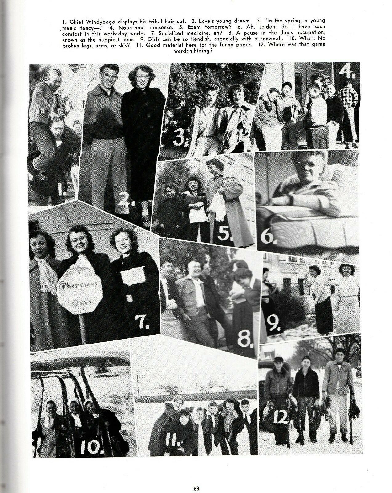 1950 Payette High School Yearbook, The Axe, Payette, Idaho Elementary