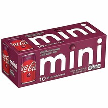 Coca Cola Cherry 7.5 oz (10 Mini Cans) - $21.73