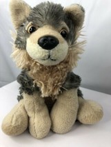 Wild Republic Gray and Tan Wolf Plush 12 in Soft Dog - $17.80