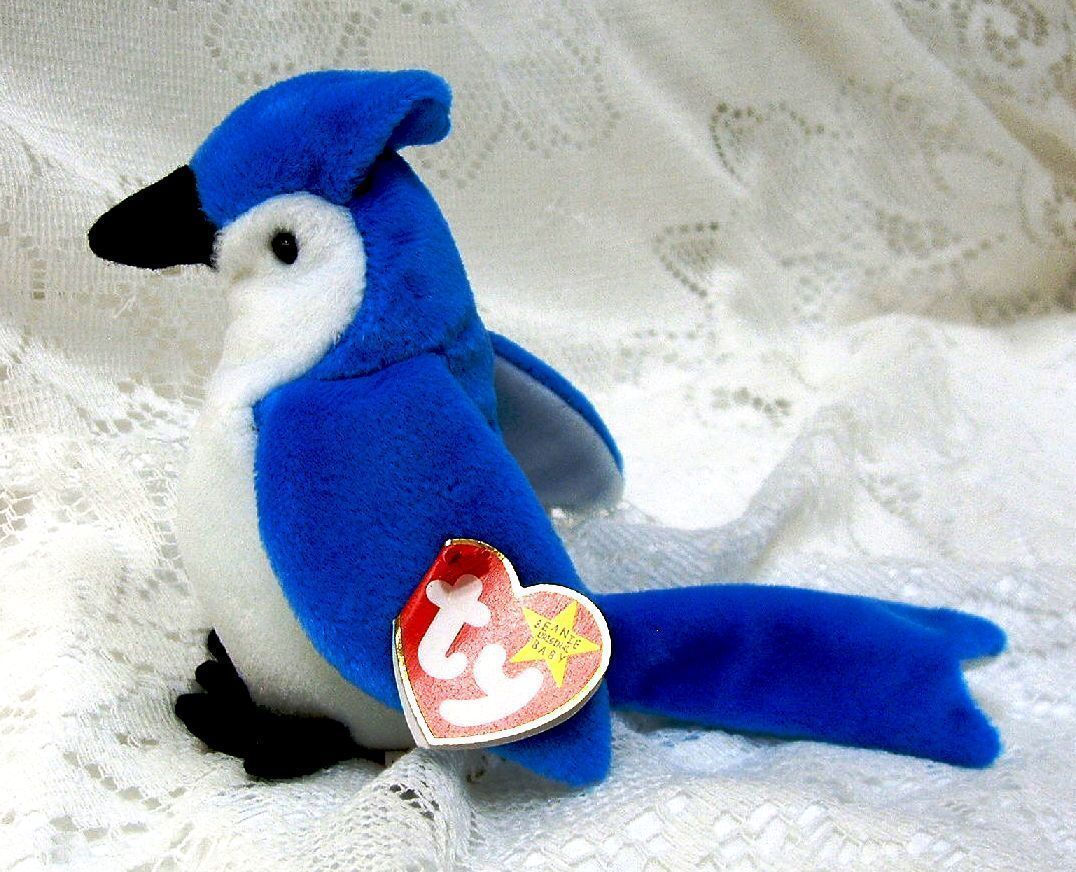 Ty Beanie Baby Rocket Blue Jay Bird 5th gen and 50 similar items