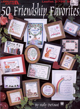 50 Friendship Favorites * Sayings 4 Gifts Cross Stitch Charts Leisure Arts #2798 - $9.98