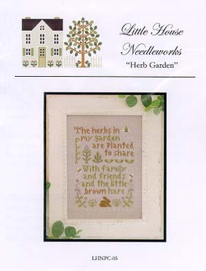 Herb Garden cross stitch chart Little House Needleworks - $5.40
