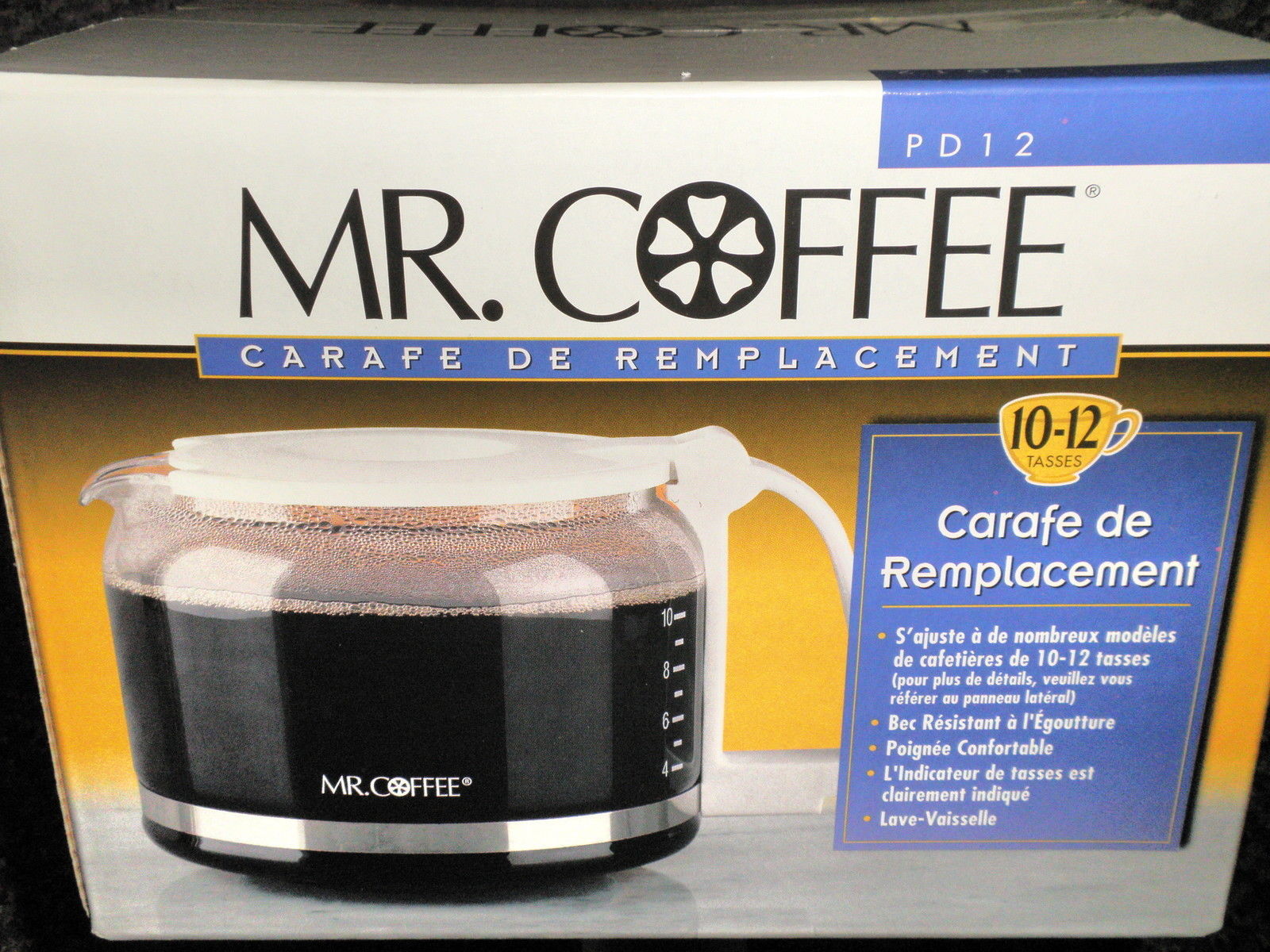 Sunbeam Products Mr. Coffee 1012 Cup Replacement Decanter PD12