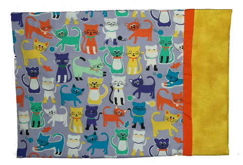 Child's Kitty Cat Travel Size Pillow Case - $17.00