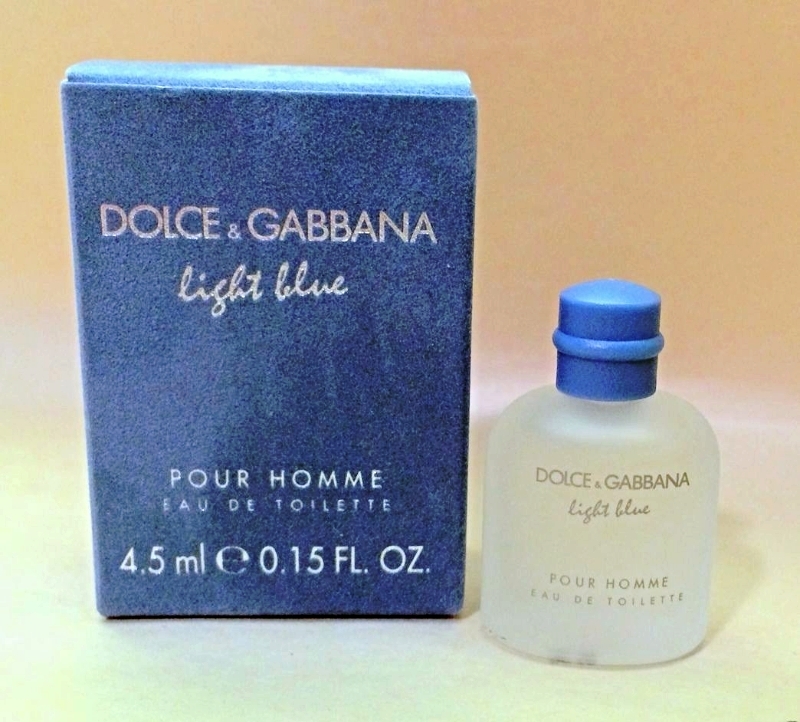 Dolce Gabbana Light Blue Pour Homme for duffel grooming briefcase