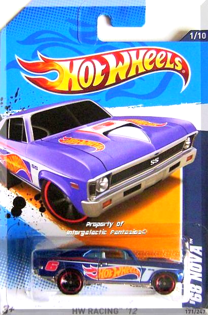 Hot Wheels - '68 Nova: HW Racing '12 #1/10 - #171/247 *Blue Edition ...