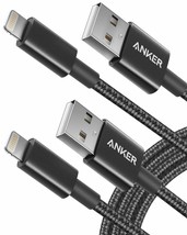 iPhone Charger Cable Anker 6ft Premium Nylon MFi Certified Lightning Cab... - $29.99