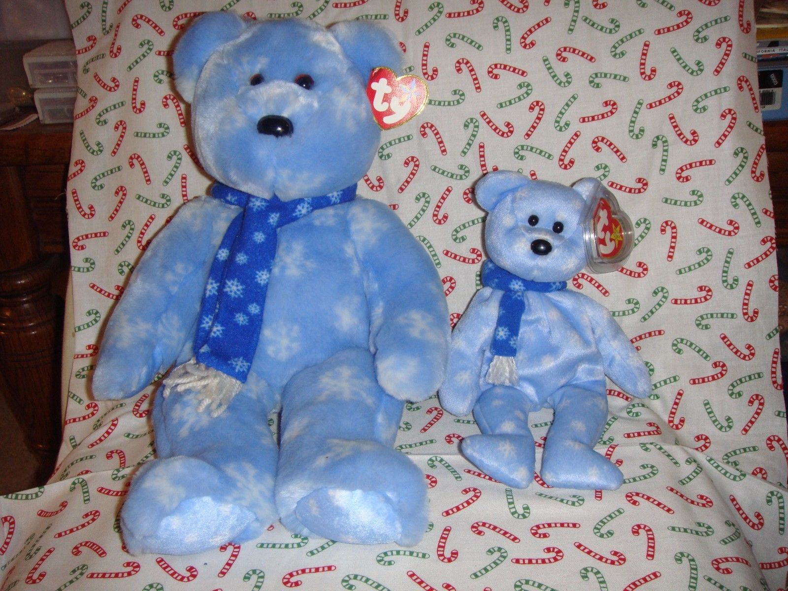 1999 holiday bear beanie baby value