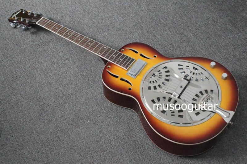 Alden Acoustic Resonator Guitar in sunburst Electric Guitars