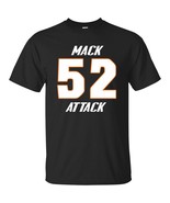 Mack Attack 52 Chicago Football  T Shirt New Player Tee Top - $16.78