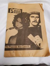 VINTAGE Feb 23 1977 PM Pittsburgh Music Magazine Michael Franks Popsicle Man image 1