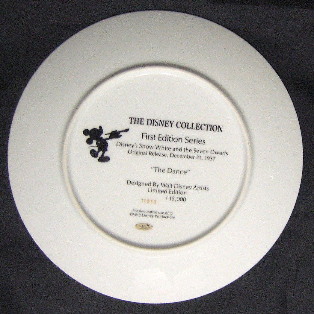 Disney Plate Snow White & the Seven Dwarfs 