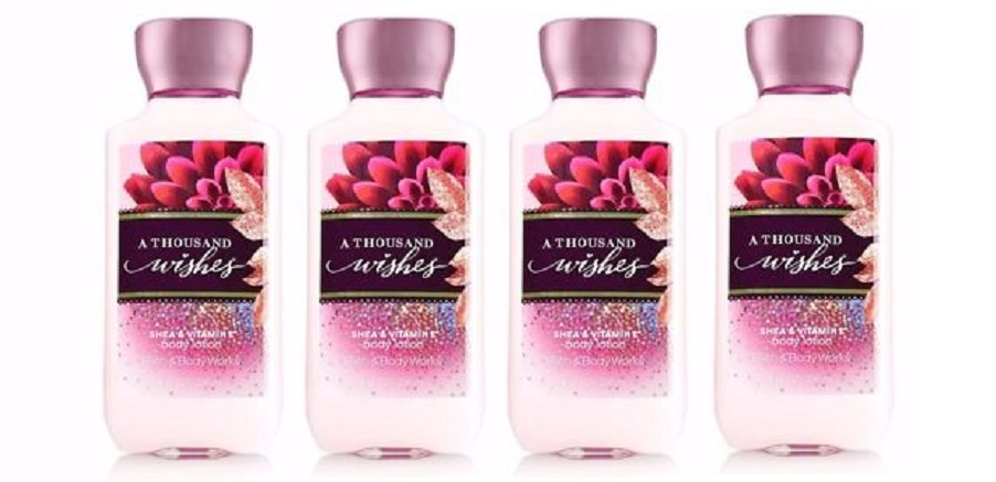 4 Bath & Body Works A Thousand Wishes Shea & Vitamin E Body Lotion 8 oz ...