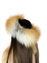 Royal Gold Fox Fur Stole 63'' (160cm) + Tails / Cuffs / Headband Saga Furs image 5