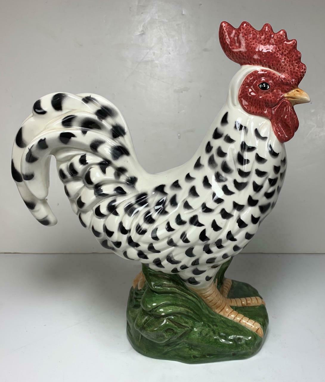 fitz and floyd global market rooster figurine