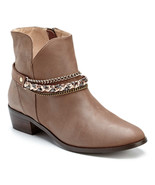 Klub Nico &quot;Zina&quot; Brown Leather Bootie Size 7 NWB $235 - $147.51