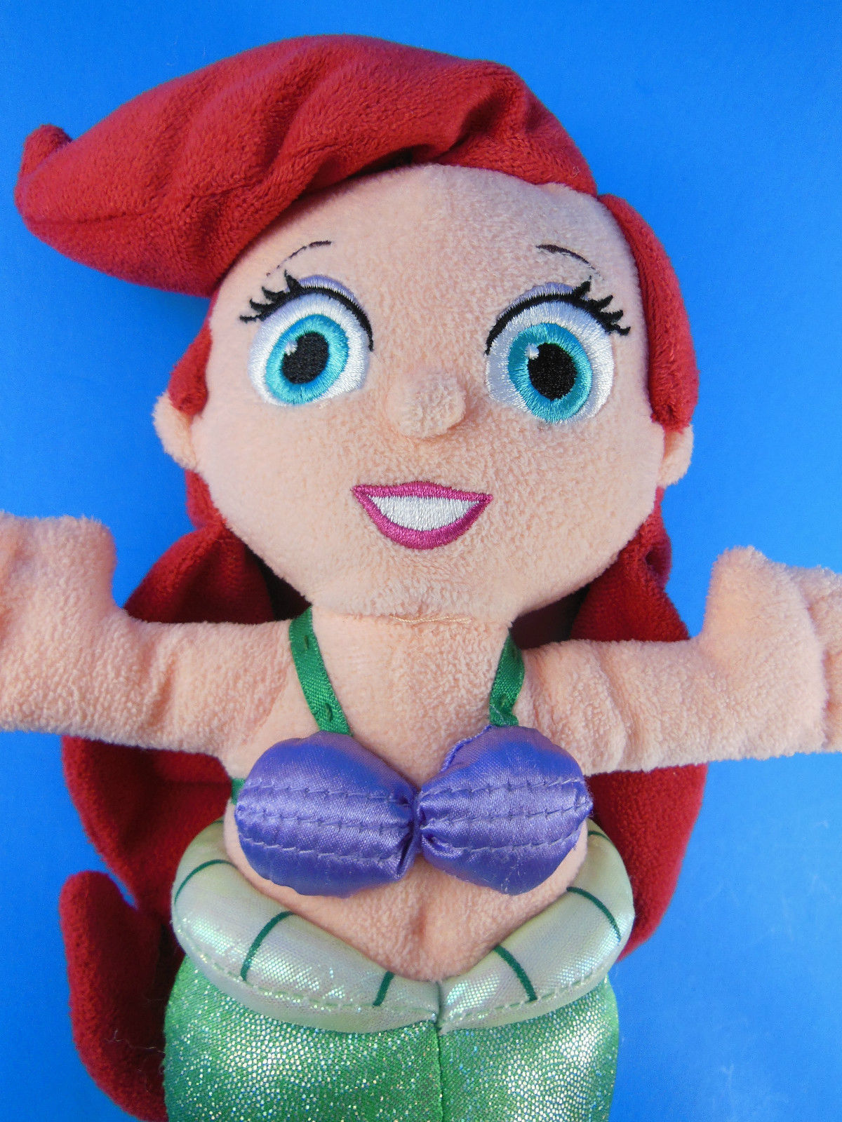 Disney Little Mermaid Cloth Soft Plush Ariel Doll 12" No Tag TV