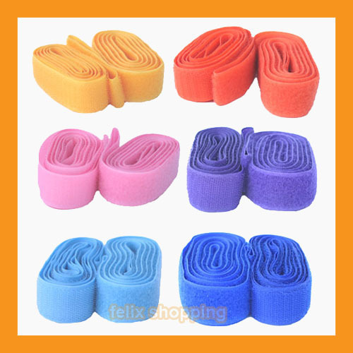 4 velcro tapes 2" sew on hook loop rolls strap 8.6yd black clothing