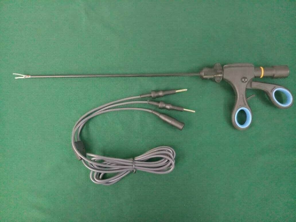 Laparoscopic Bipolar Cutter Diathermy Dissector Forceps With Cable Instruments Laparoscopic