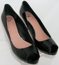 on 4812 slip Camuto 5B heel leather 11 Vince patent peep 'Kira' black toe xwUgw8Z7qT