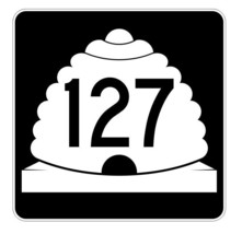 Utah State Highway 127 Sticker Decal R5452 Highway Route Sign - $1.45+