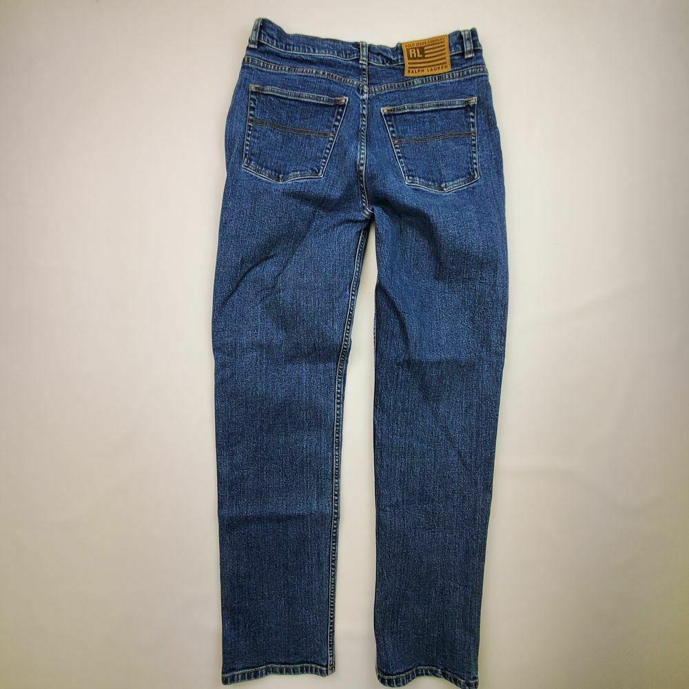 WOMENS RALPH LAUREN POLO JEANS STRAIGHT LEG SIZE 10 30 X 30 - Jeans