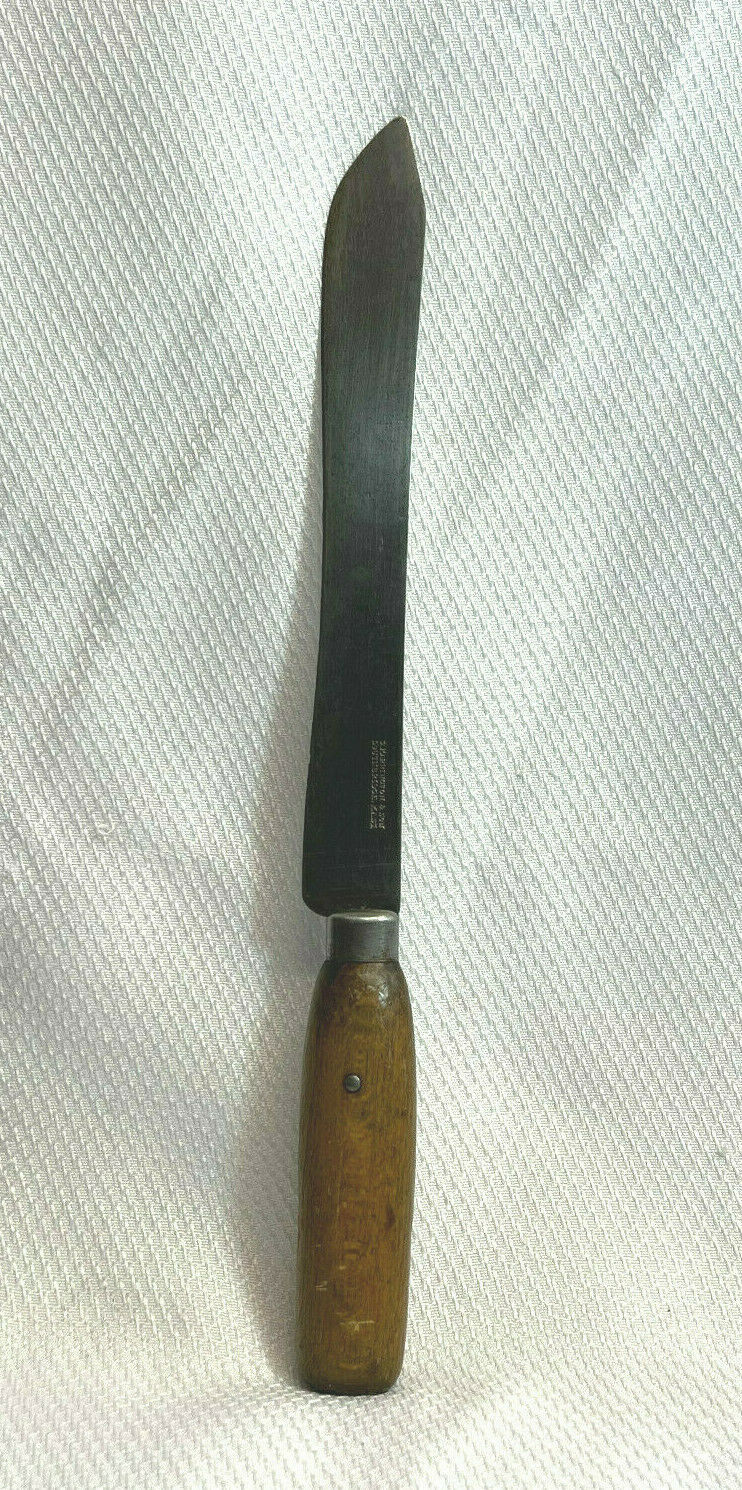 Vtg D. Harrington & Son Southbridge, MASS .USA Made Fixed Blade Kitchen