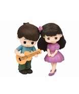 Sweety Lovers- Guitar Couple Figurine Miniature (5 X 2.5 cm, Multicolour... - $28.49