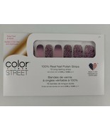 Color Street RULE OF PLUM Nail Polish Strips Floral Pink Purple Ombre RE... - $33.33