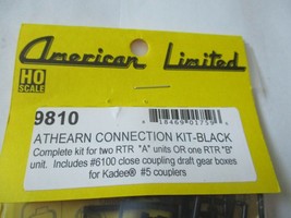 American Limited # 9810 Athearn Operating Diaphragms Black HO-Scale image 1