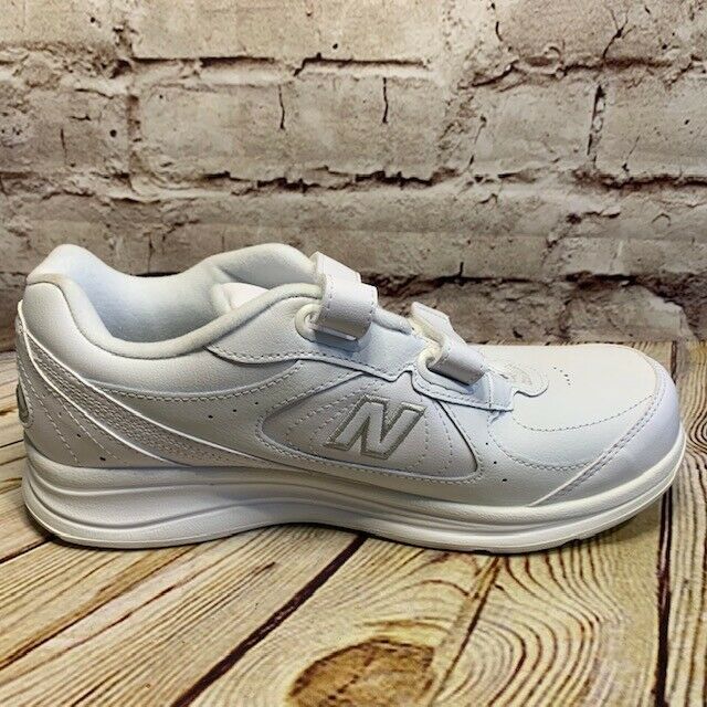 New Balance Womens DSL 2 Hook and Loop All White Walking Comfort Shoes ...