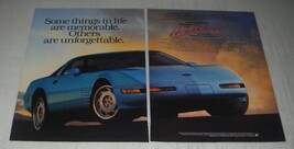 1991 Chevrolet Corvette Coupe Ad - Some things in life are memorable - $14.99