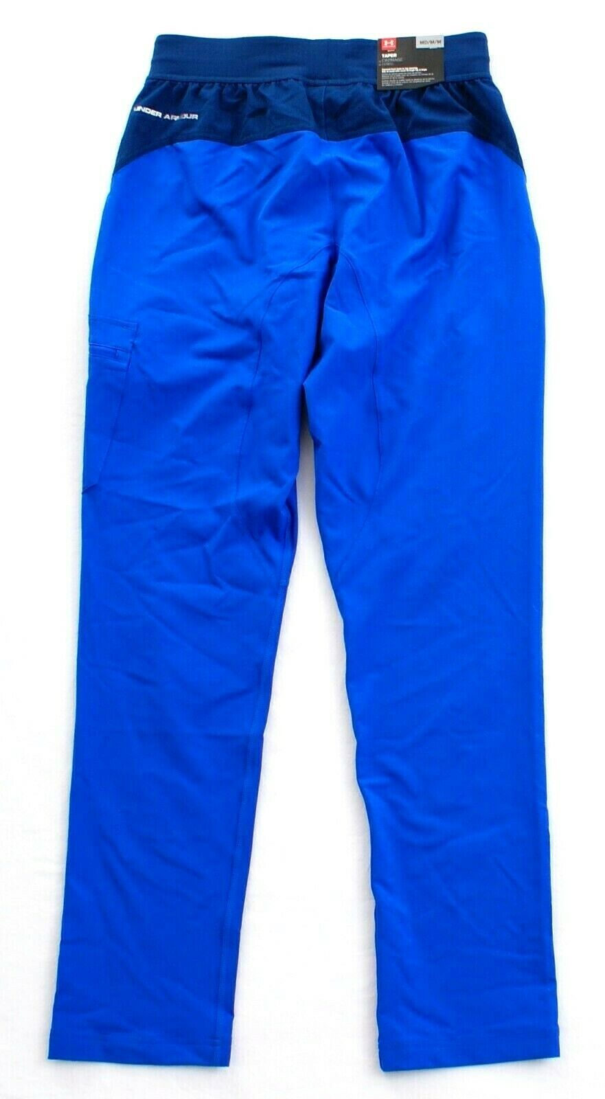Under Armour Blue UA Tapered Woven Fitted Pants Men's NWT - Activewear Tops