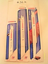 Lenox VARIETY Reciprocating Saw Blades (3) Different length 6&quot; 8&quot; and 9&quot;... - $25.30